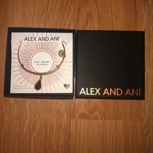 Alex and Ani red magma crystal bracelet